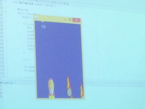 ちょっと画像が粗いですが、シューティングゲームその4